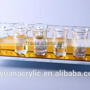 Top Grade Rectangle Acrylic Bullet Shot Glass Display Holders thumbnail-2