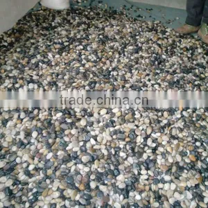 Colorful Polished River Pebble Mosic Patten Tile/Cobble thumbnail-1