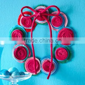 2017 Express Wholesale High Quality New Products Hot Sale Felt Artificial Flower for Wall Decoration Made in China thumbnail-1
