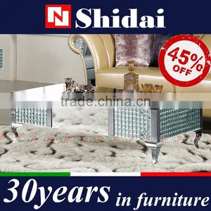 Hot Sale Glass Top Mirror Coffee Table LV-TA804 thumbnail-1