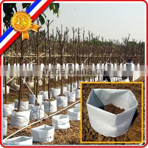 Round Planting Grow Bag in Non Woven Felt Textiles thumbnail-1