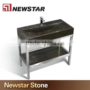 Metal Corner Bathroom Vanity Cabinet Set thumbnail-2