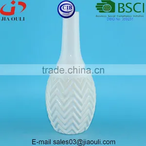 Decorative Vases Glazed and Wash Black/white Ceramic Flower Vases for Home Decor thumbnail-4