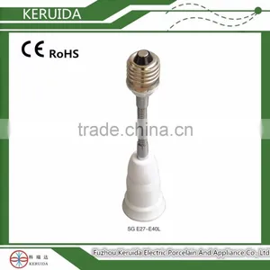 E27-E40 Plastic Screw Shell Mogul Lamp Light Bulb Holder Base Socket Adapter thumbnail-1