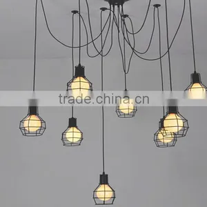 Coffee Shop Metal Wire Ceiling Spot Outdoor LED Light Bulb Cover thumbnail-1
