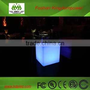 16 Colors Plastic Illuminated Led Cube Furniture thumbnail-2