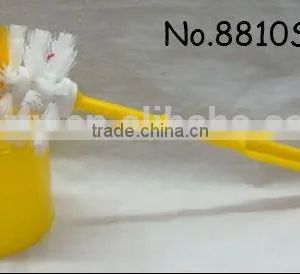 New Design Plastic Toilet Brush Plastic Cleaning Brush Sets With Holder thumbnail-6