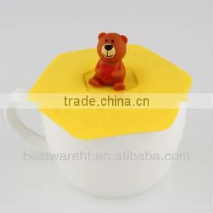 Coffee Mug Silicone Lid Silicone Rubber Lids Silicone Cover for Mug thumbnail-4