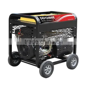 Square Frame With Big 4 Wheels 5kva Silent Diesel Generator Price thumbnail-4