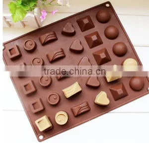 Christmas Chocolate Molds,Fancy Silicone Cake Mold 30 Cavity Multi Shaped Candy Jelly Ice thumbnail-4