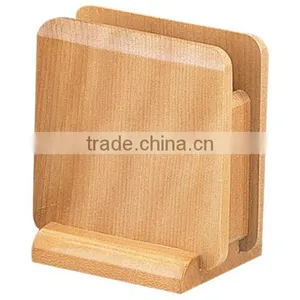 High Quality Wooden Napkin Holder Wooden Paper Holder Stand Made in Japan thumbnail-3