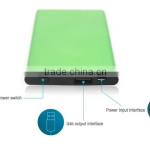 5000mAh Hot Selling Ultra Thin Power Bank With Power Switch thumbnail-3