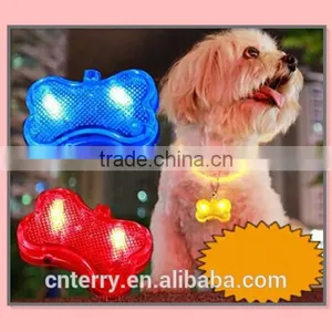 Bone Style Color Changing Pet Safety LED Light thumbnail-1