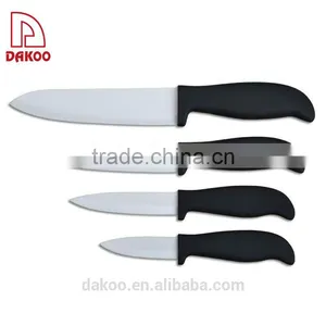 4 Pieces PP+TPR Soft Touch Handle Zirconia Ceramic Knife thumbnail-1