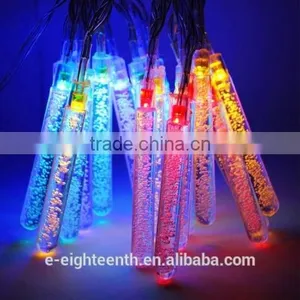 2016 New Popular Solar Power Waterproof 20 LED Bubble Bar Fairy String Lights Party Wedding Xmas Outdoor Decoration thumbnail-2