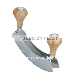 Sale Stainless Steel Cheese Knife, Wooden Handle thumbnail-1