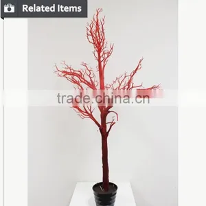 Golden Artificial Tree Branches Wedding Hall Centerpieces Christmas Decoration thumbnail-5