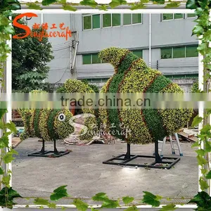 2015 Chinese Hottest Artificial Landscape Grass Topiary Animal Glass Animal for Garden Decoration thumbnail-4