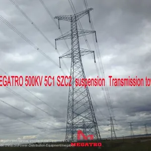 MEGATRO 500KV 5C1 SZC2 Suspension Transmission Tower thumbnail-1