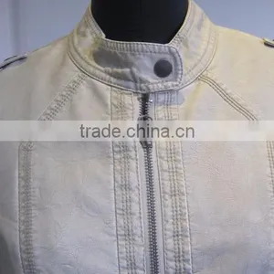 Men's Apparel Top Quality Wenzhou pu Leather Jacket thumbnail-4