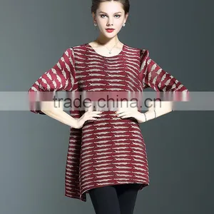 2017 Brand Ancient Printing Drape Women A-line Dress thumbnail-4