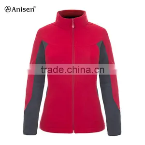China Factory Custom Logo Women Fleece Custom Jacket thumbnail-1