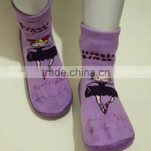 Custom Rubber Sole Socks Girls thumbnail-1