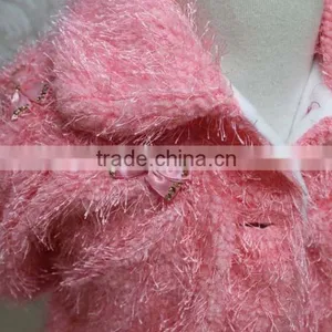 Fake Fur Vest Waistcoats, Winter Baby Girl Clothes Cute Warm Coat Princess Design Girl's Outerwear Thick Fur Kid's Coat thumbnail-5