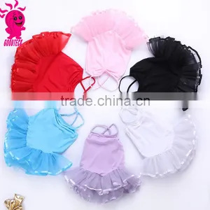 Fashion Ballet Sling Tutu Dress Rhythmic Gymnastics Leotard for Girls thumbnail-1
