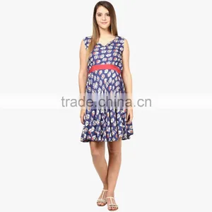 2016 All Over Print Wholesale Maternity Clothes Dress for Women thumbnail-2
