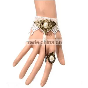 Lace Bracelet Ring Sets Antique Women Jewelry Set Wholesale thumbnail-1
