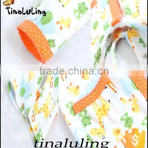 OEM and ODM Infant Baby Romper Baby Griaffe Pattern Animal Rompers Girls Bodysuits Jumpsuits thumbnail-4