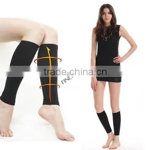New Thin Leg Calves Shaper Burn Fat Sockings Compression Stovepipe Warmer 420 D 19655 thumbnail-1
