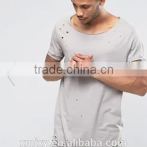 Fashion Men's T-shirt Hollow Designer, the Rock t Shirt, the Ripped t Shirt thumbnail-4
