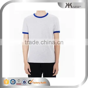 Latest Fashion Young Man Ringer Tee Cotton Ringer Tee Design for Man thumbnail-1