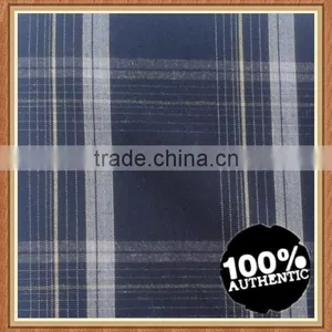 Variety Styles 100% Cotton 40S Yarn Dyed Soft Shirt Fabrics thumbnail-1