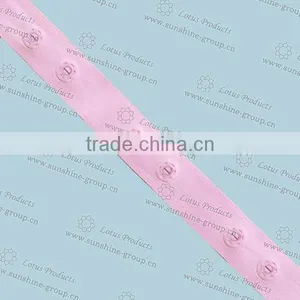 Colored Plastic Snap Button Tape for Garment, Polyester Tape, Press Snap Button thumbnail-1