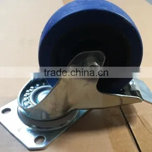 3inch Shopping Cart Swivel Scaffold Caster Wheel With Brake for Trailers thumbnail-1