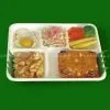 5 Compartments Paper Fast Food Tray thumbnail-1