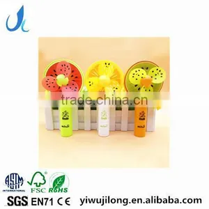 Mini Water Mist Spray Fan Cartoon Handheld Friut Fan For Summer Promotion thumbnail-1