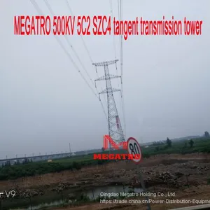 MEGATRO 500KV 5C2 SZC4 Tangent Transmission Tower thumbnail-1