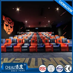 2017 New Design Home Theater Sofa,high End Theater Recliner Sofa thumbnail-5