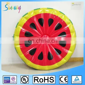 Inflatable Watermelon Slice Float, Giant 60" Inch Diameter Big Pool Lounger Raft thumbnail-2