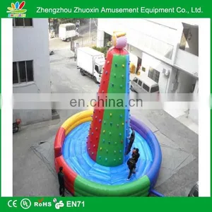 Leisure,amusement Inflatable Rock Climbing Games Round Bottom thumbnail-1