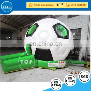 TOPINFLATABLES Bouncer, Football Bouncy House, Inflatable Castle thumbnail-2