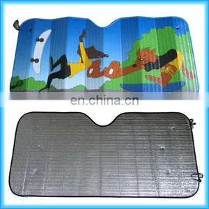Cartoon Printing Mesh Car Car Sun Shade Front Window Anime Car Sun Shade thumbnail-3