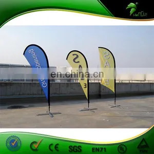 Flying Banner Teardrop Banner Beach Flag for Advertising thumbnail-1