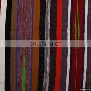 Indian Rugs Ethnic Home Decor Dariya Bohemian Pure Woolen Hand Wooven Rugs thumbnail-2