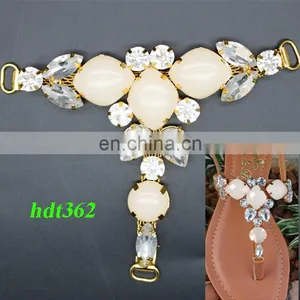 Hdt362 Wholesale Sandal Decoration And Shoe Ornament Chain Women Shoes Accessories thumbnail-1