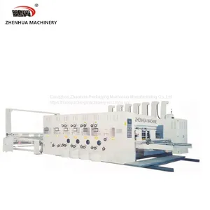 SYKM 4215-2400 Lead Edge Feeder 4 Color Printer Slotter and Stacker Machine thumbnail-1